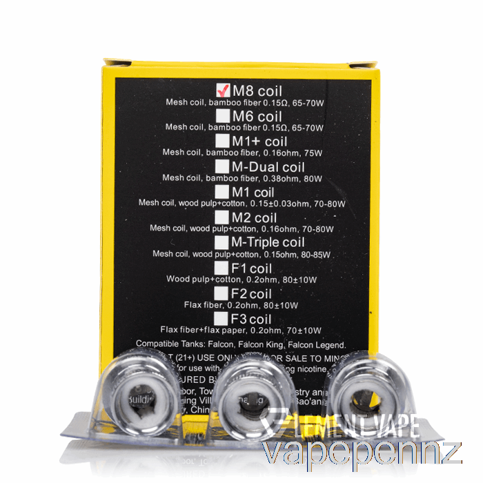 Horizon Falcon Replacement Coils 0.15ohm M8 Mesh Coils VAPE NZ